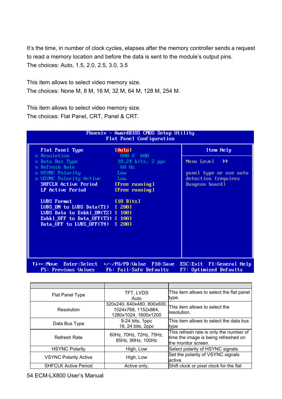 Avalue ECM-LX800 User Manual | Page 54 / 101