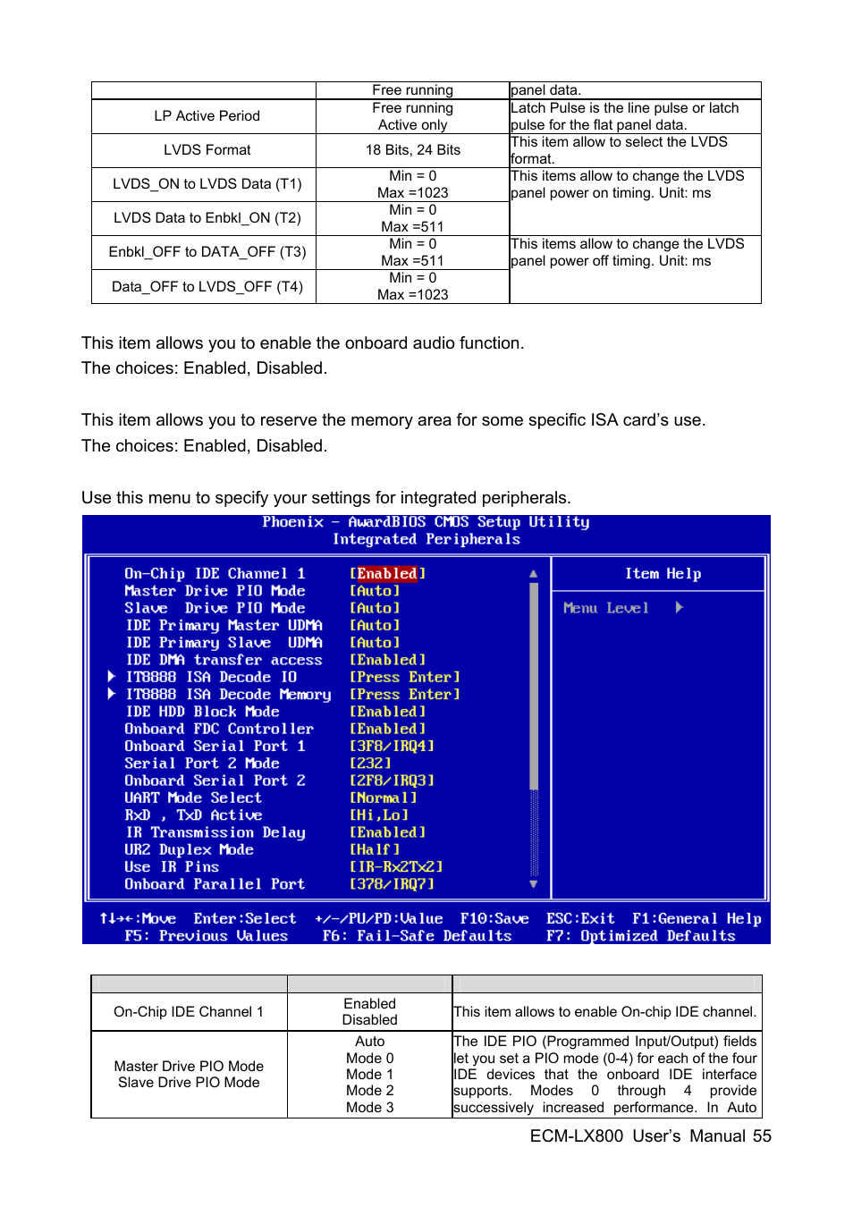 Avalue ECM-LX800 User Manual | Page 55 / 101
