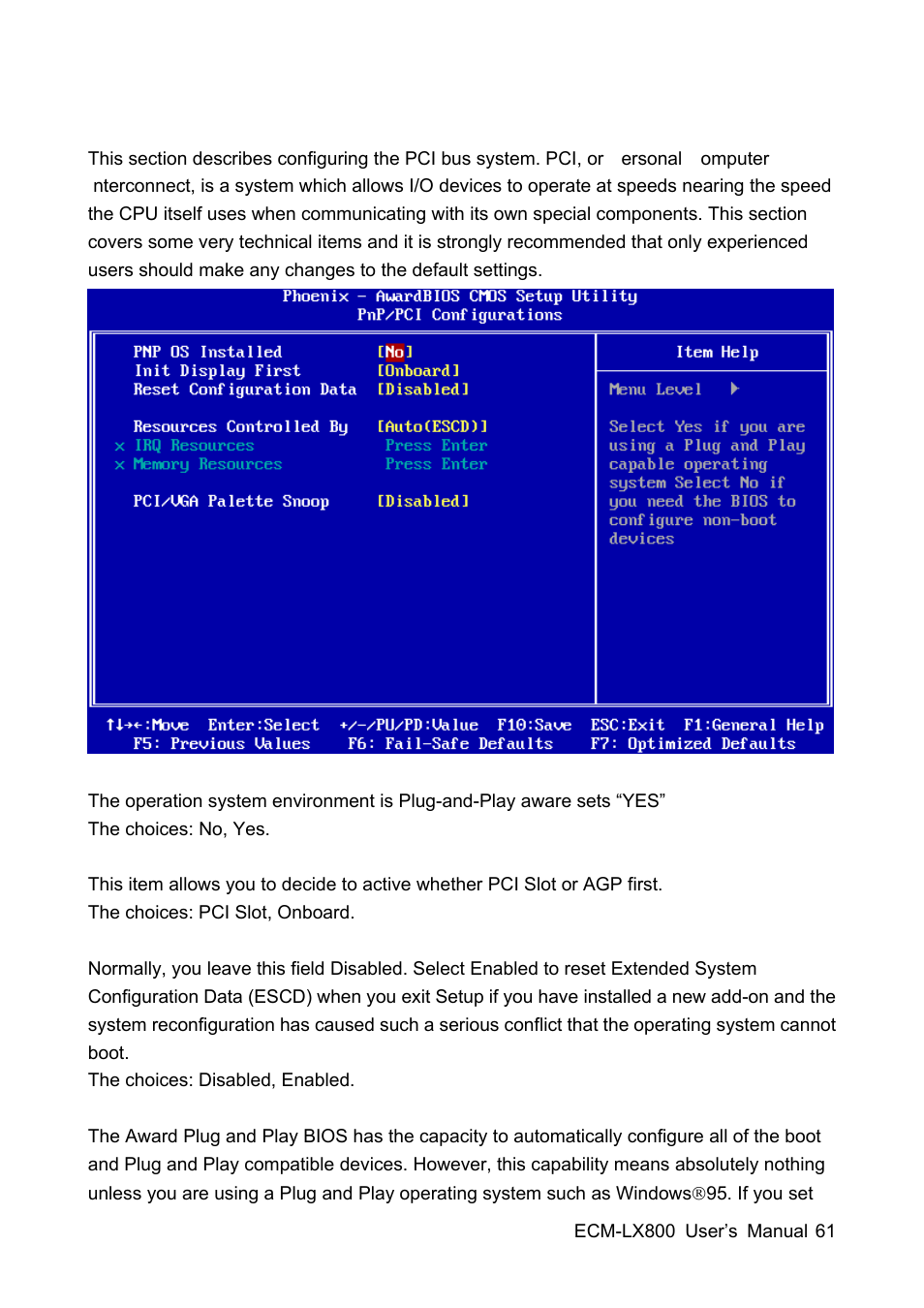 Avalue ECM-LX800 User Manual | Page 61 / 101