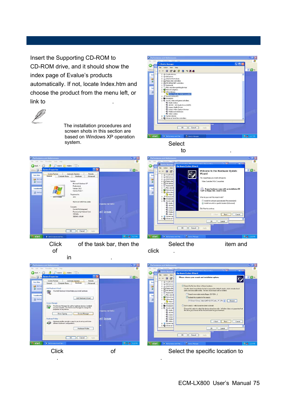 Avalue ECM-LX800 User Manual | Page 75 / 101