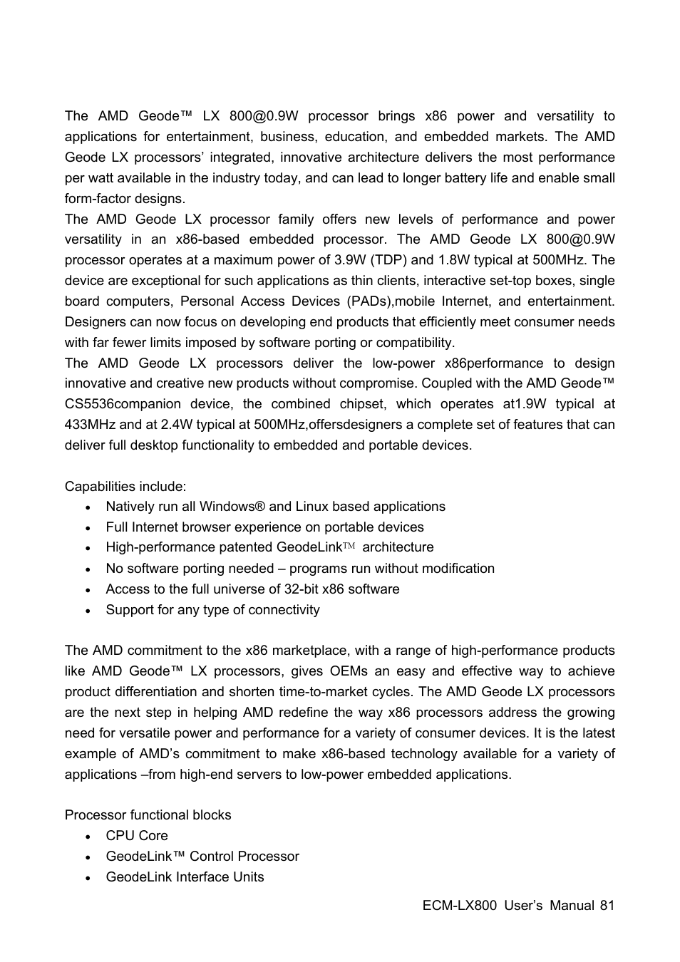 Avalue ECM-LX800 User Manual | Page 81 / 101