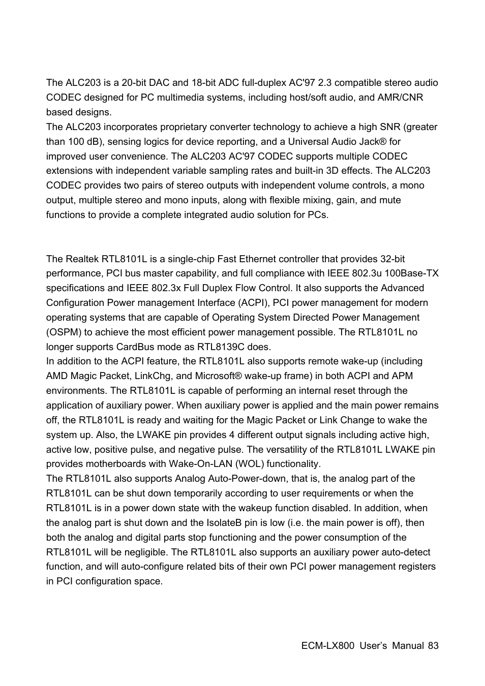 Avalue ECM-LX800 User Manual | Page 83 / 101