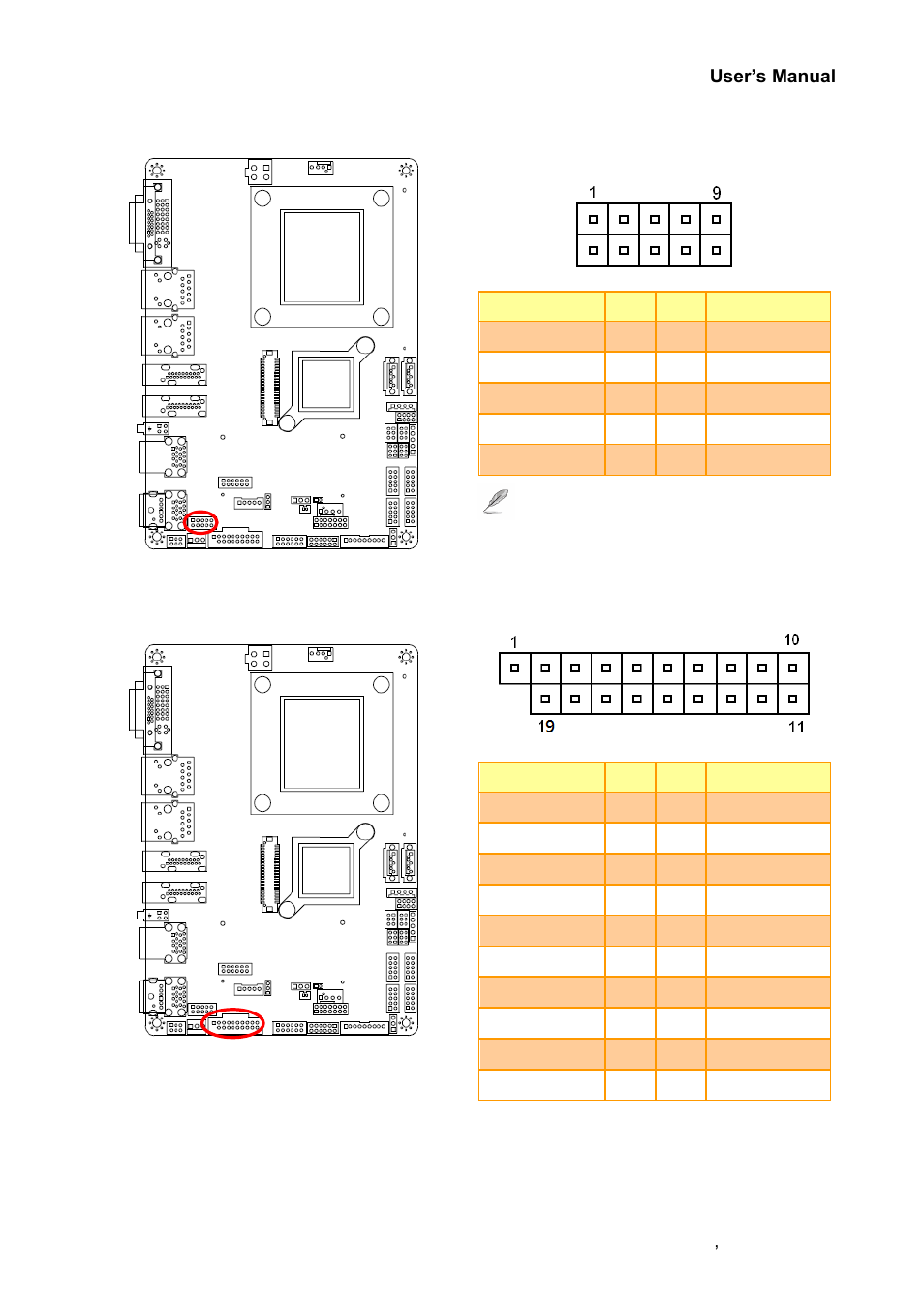 Usb 2.0 connector (jusb1), Usb 2.0 connector (jusb2) | Avalue EPI-QM87R User Manual | Page 35 / 77