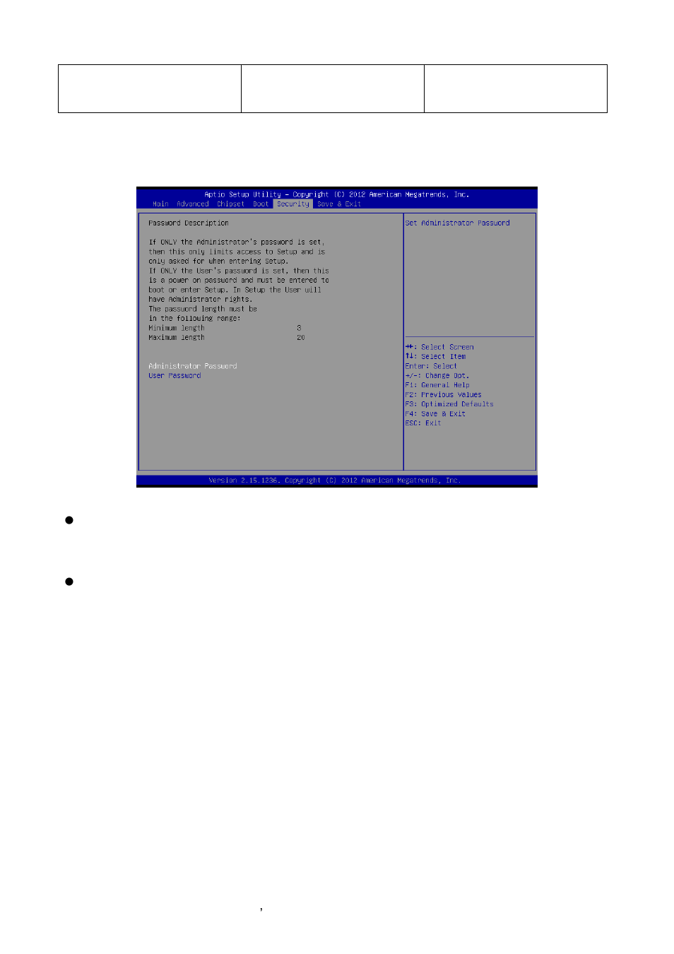 Security | Avalue EPI-QM87R User Manual | Page 66 / 77
