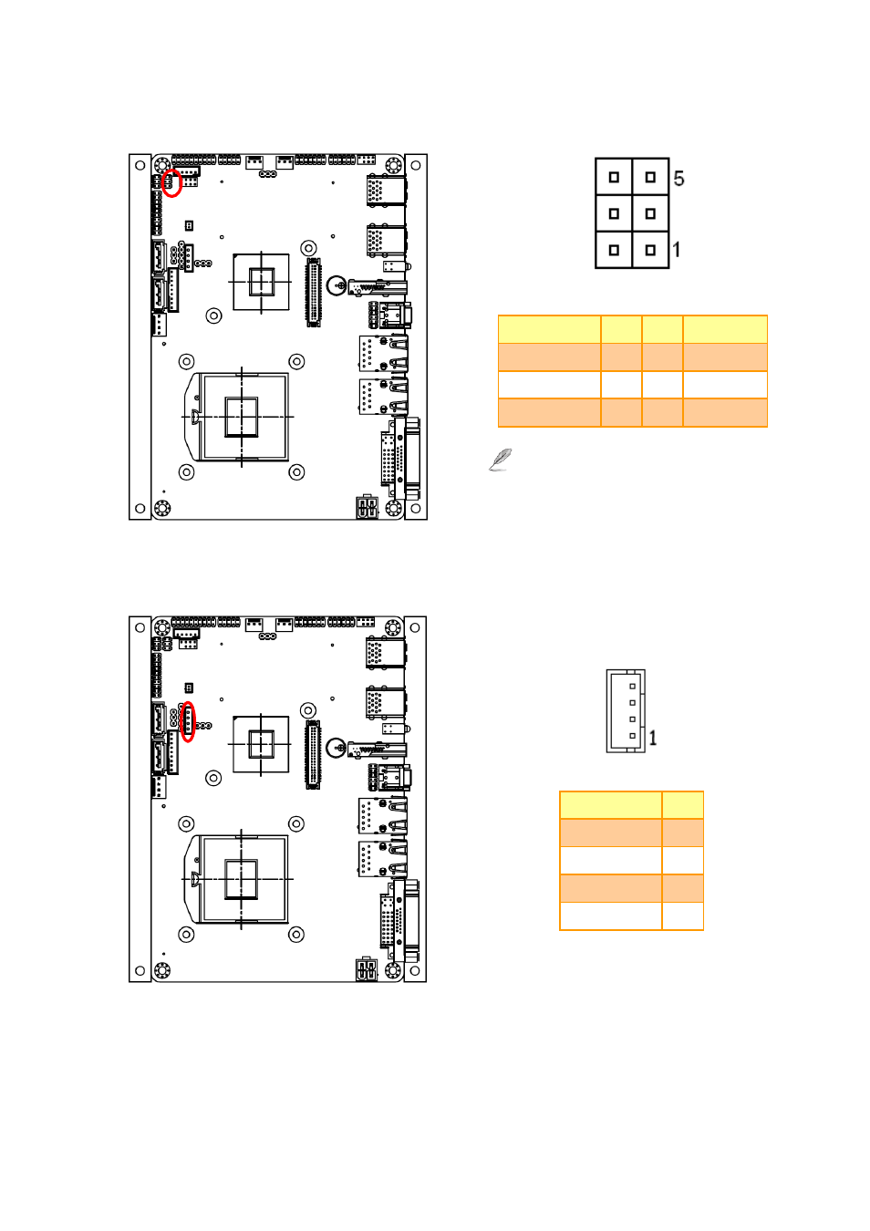 Serial port 1 connector (j422/1), Hd power connector (hd_pwr1) | Avalue EPI-QM77 User Manual | Page 15 / 24