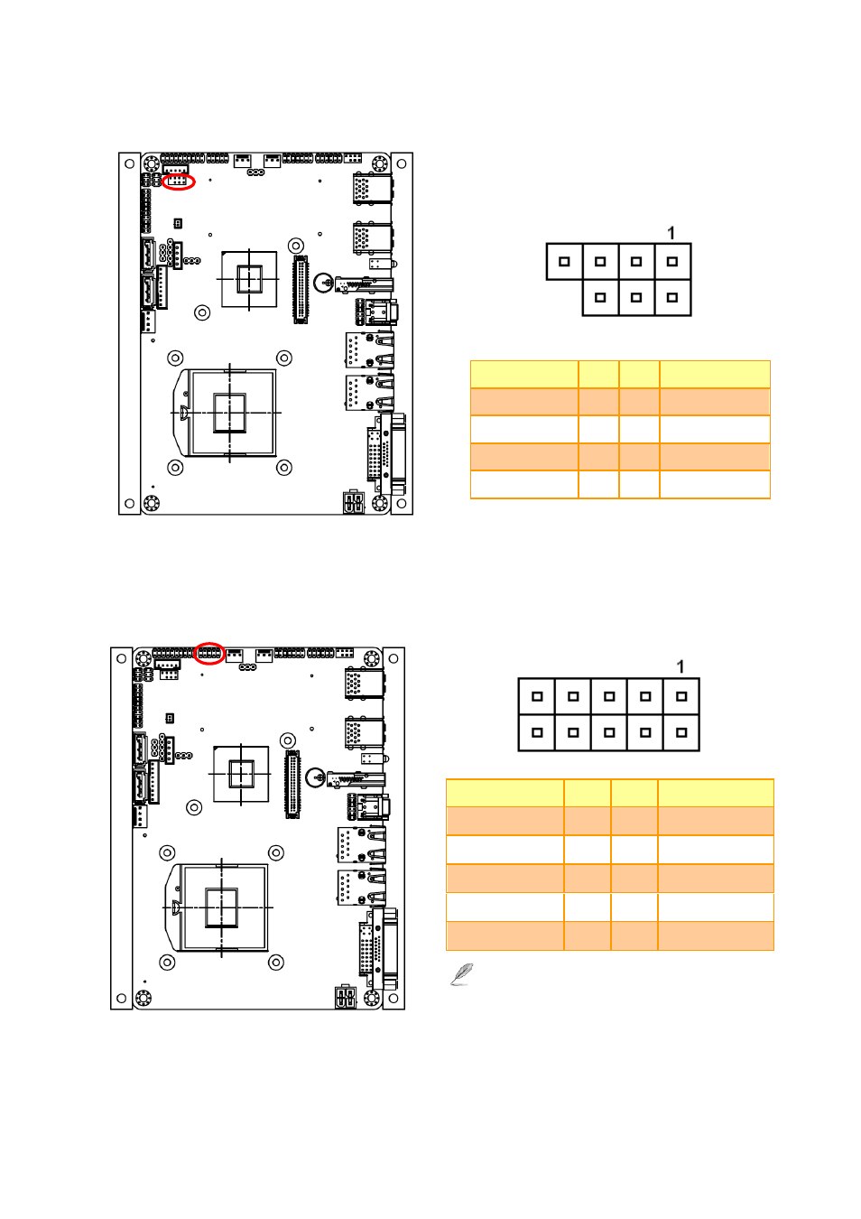 Spi connector (jspi1), Usb connector 4&5 (jusb1_1) | Avalue EPI-QM77 User Manual | Page 21 / 24