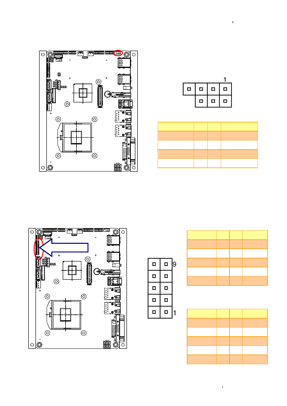Ps/2 keyboard & mouse connector (jkb/ms1), Serial port 1/ 2 connector (jcom1/ jcom2) | Avalue EPI-QM77 User Manual | Page 27 / 86