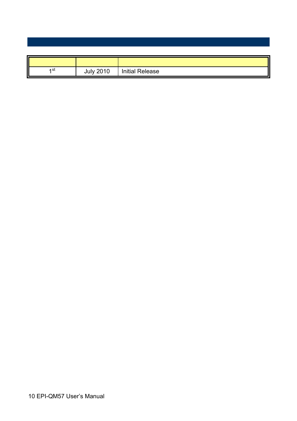 Avalue EPI-QM57 User Manual | Page 10 / 80