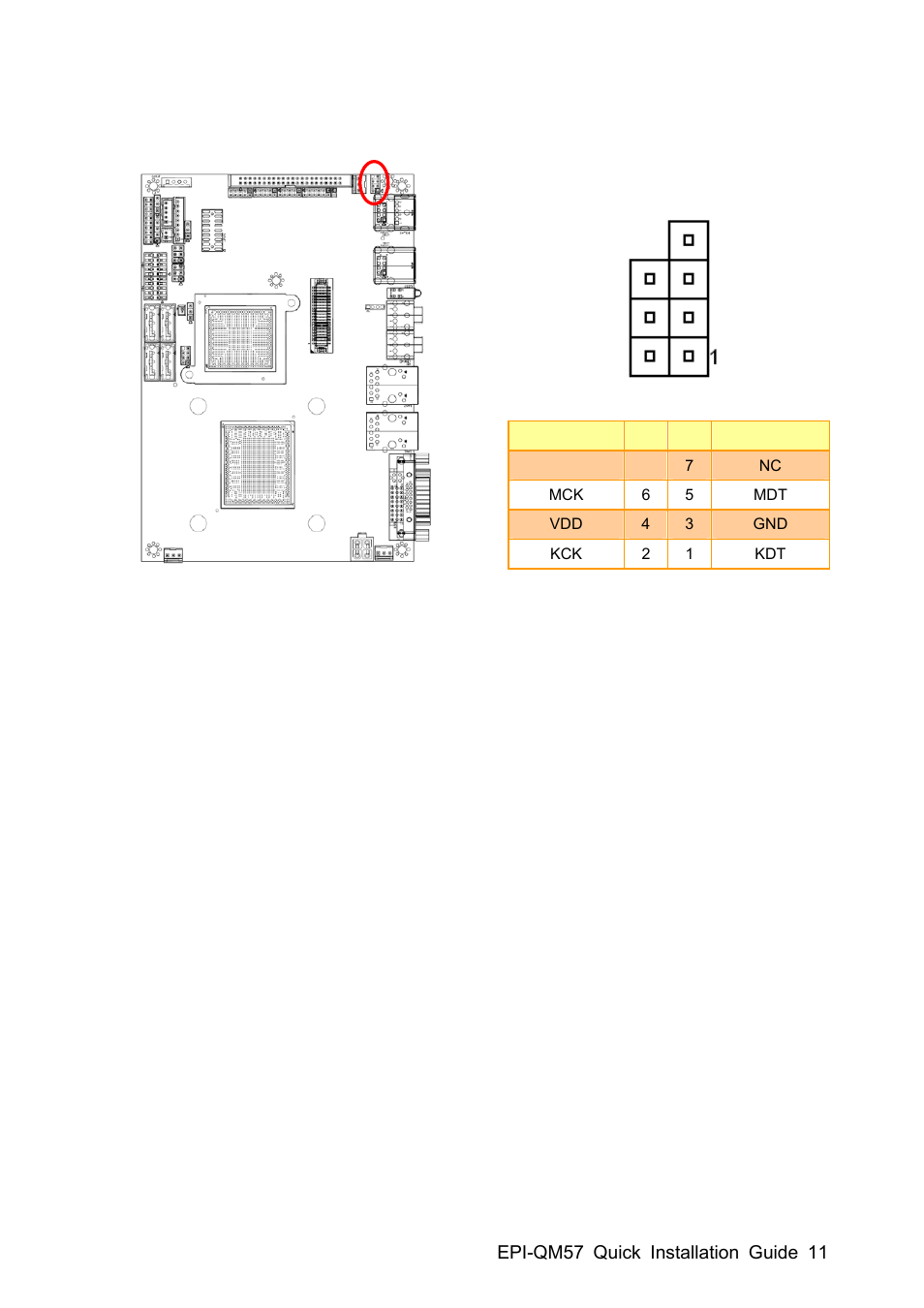 Avalue EPI-QM57 User Manual | Page 11 / 20