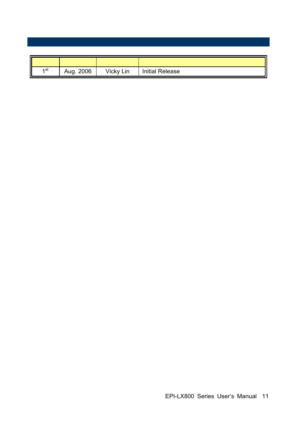 Avalue EPI-LX800 User Manual | Page 11 / 107