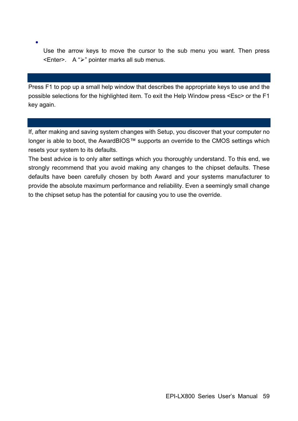 Avalue EPI-LX800 User Manual | Page 59 / 107