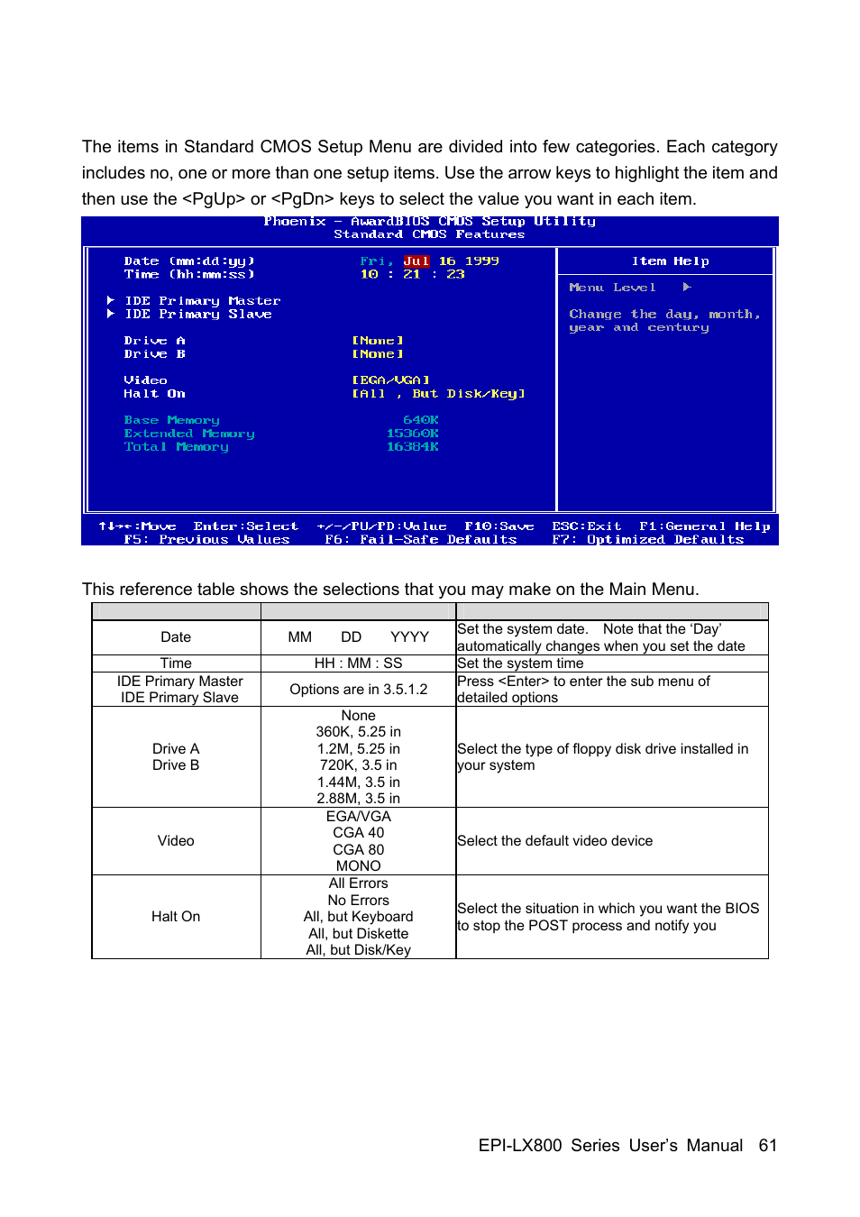 Avalue EPI-LX800 User Manual | Page 61 / 107