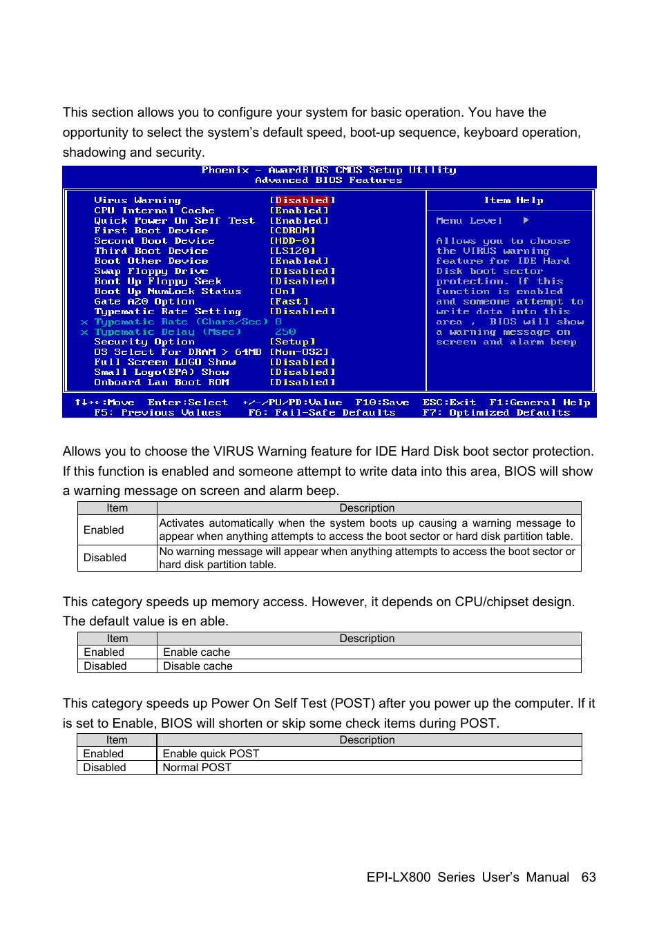 Avalue EPI-LX800 User Manual | Page 63 / 107