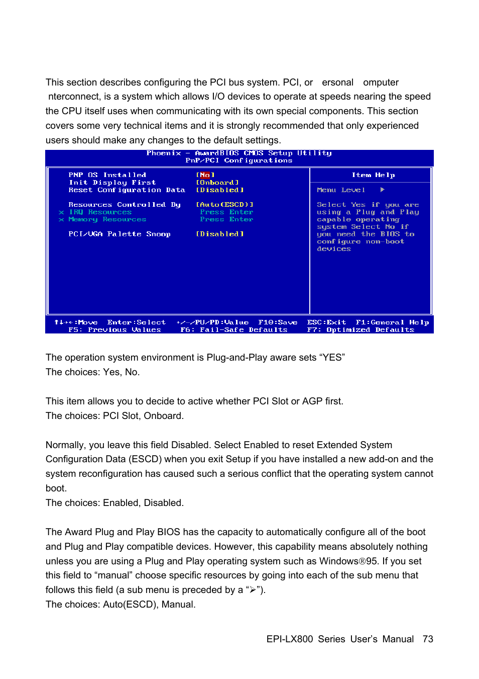 Avalue EPI-LX800 User Manual | Page 73 / 107