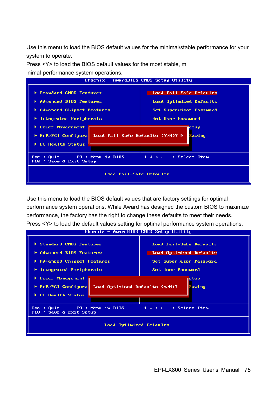 Avalue EPI-LX800 User Manual | Page 75 / 107