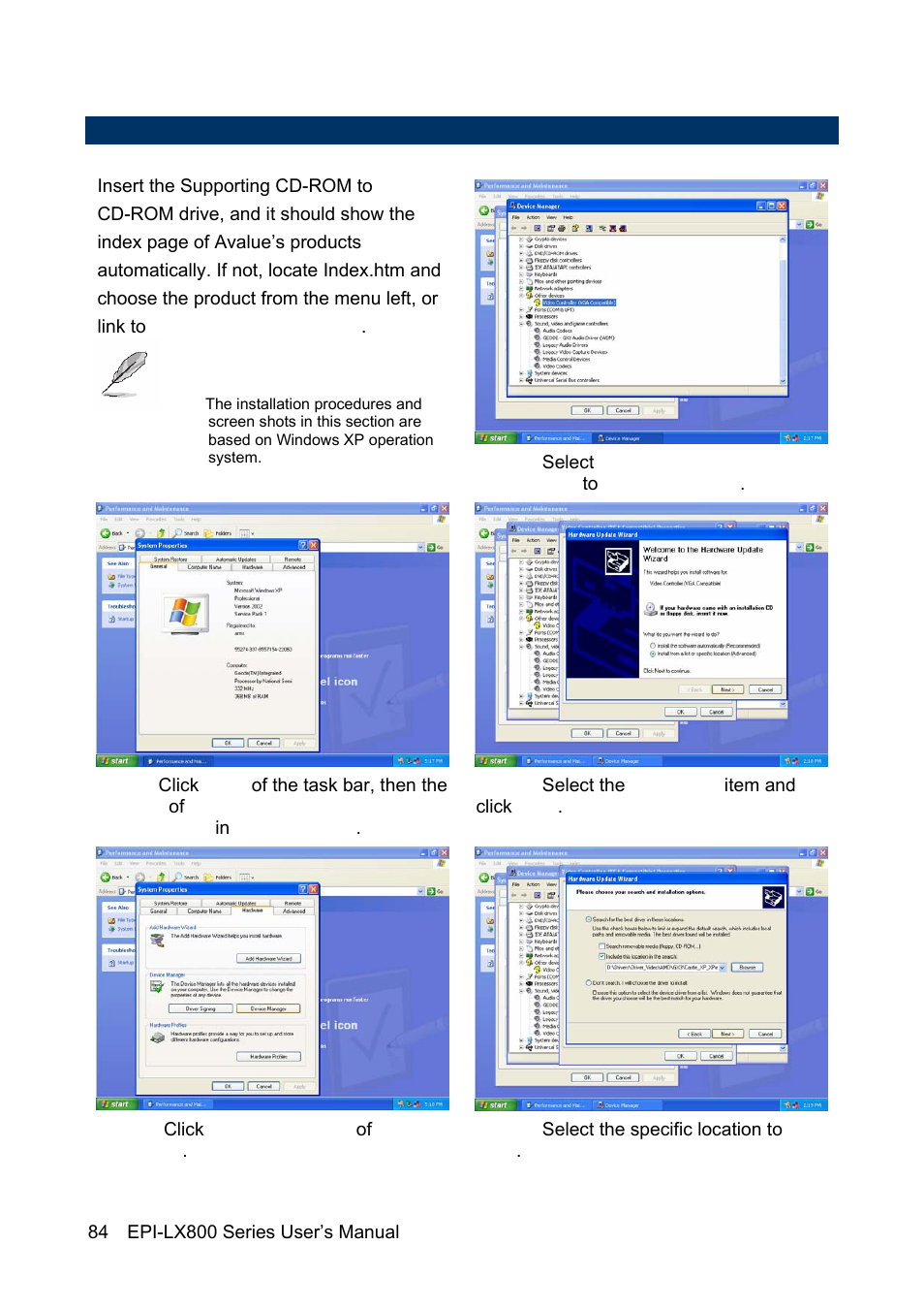 Avalue EPI-LX800 User Manual | Page 84 / 107