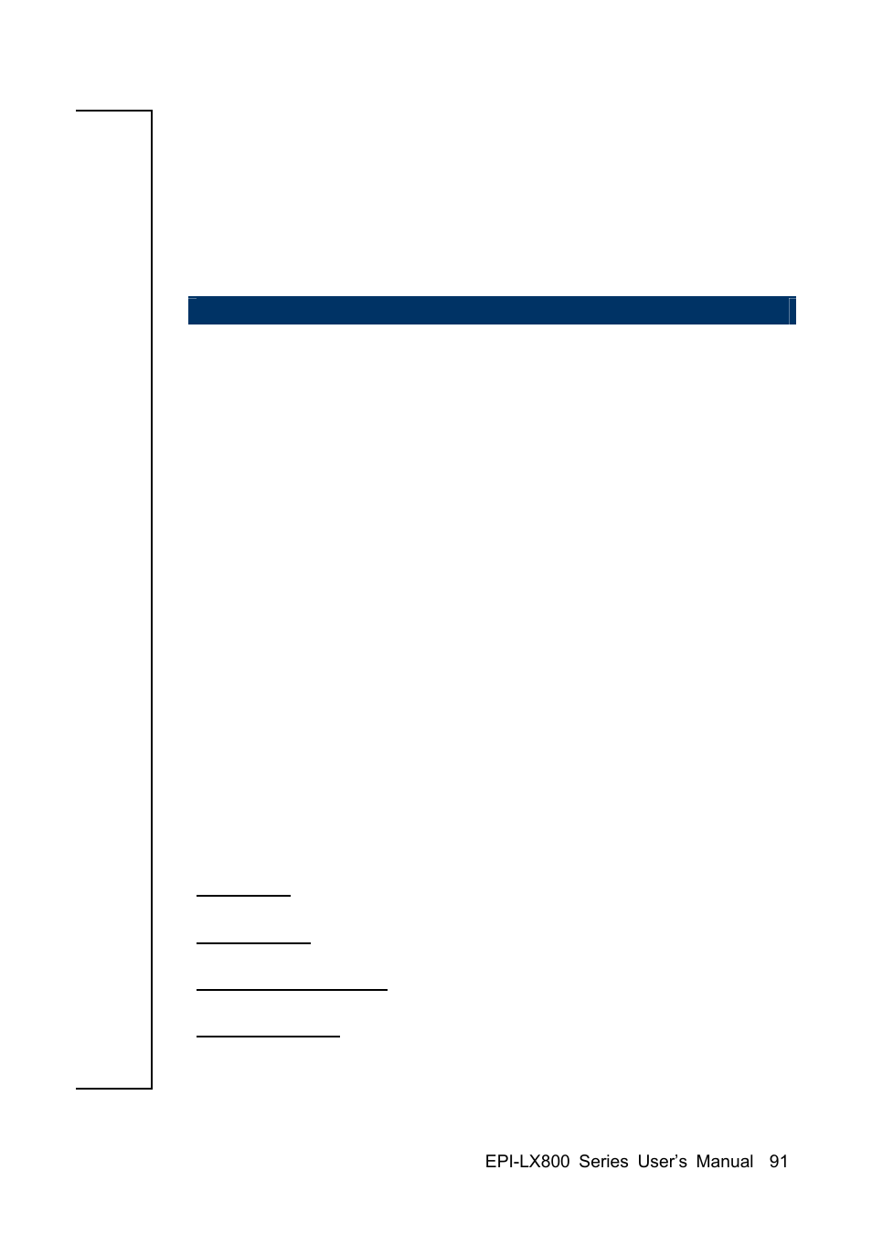 Appendix a: bios revisions | Avalue EPI-LX800 User Manual | Page 91 / 107