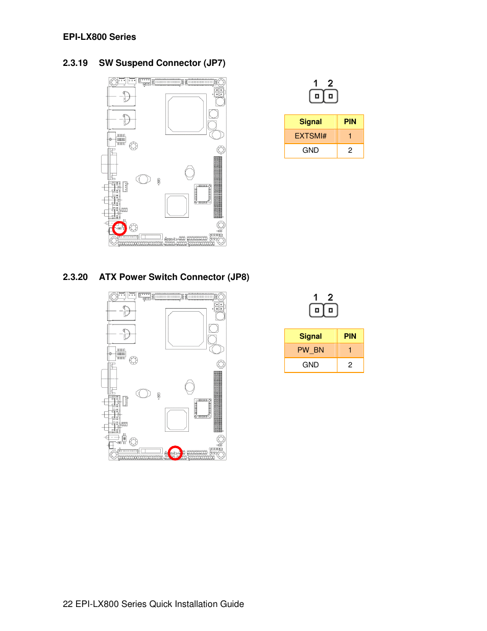 Avalue EPI-LX800 User Manual | Page 22 / 24