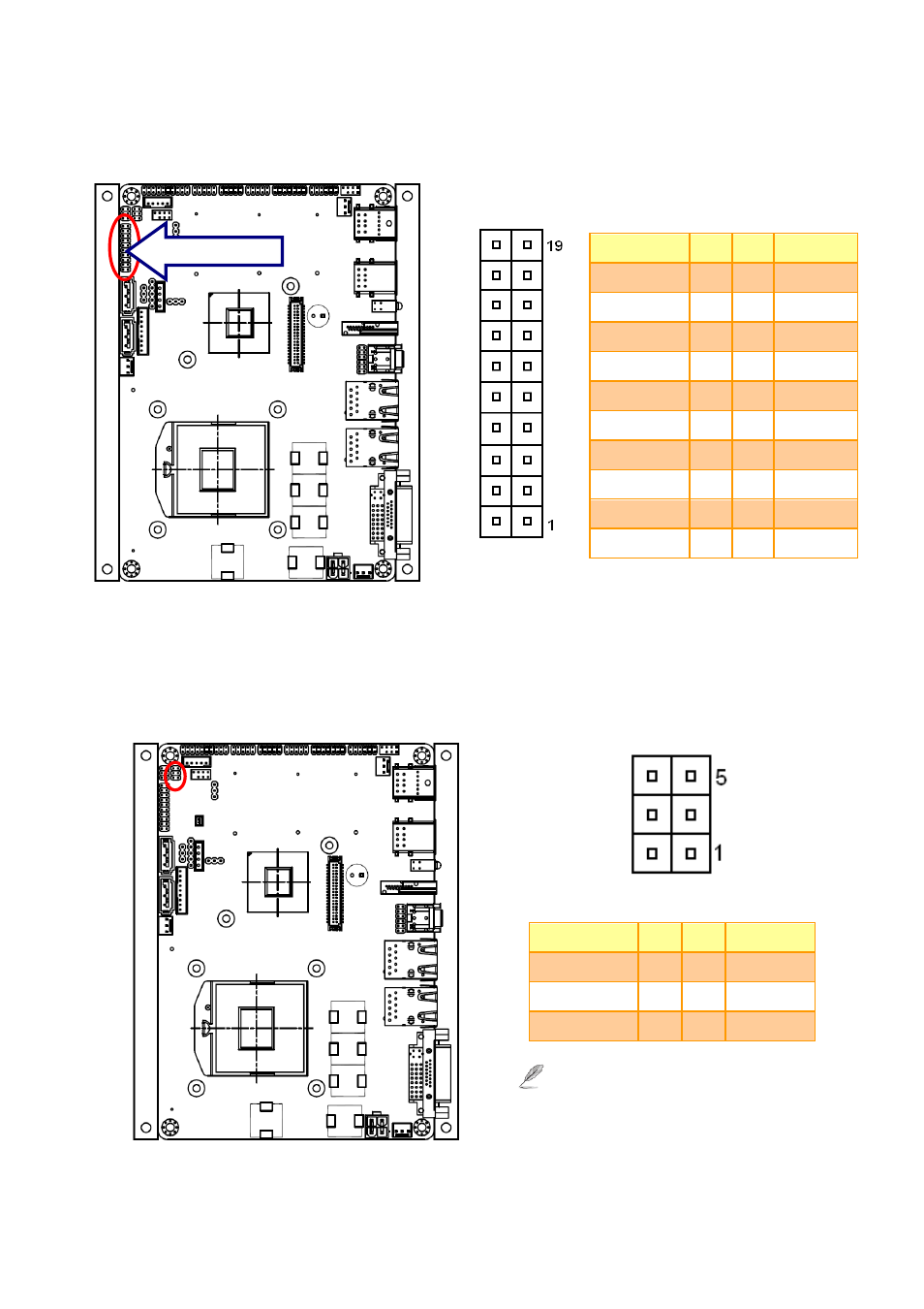 Serial port 1/ 2 connector (jcom1/ jcom2) | Avalue EPI-QM67 User Manual | Page 15 / 24