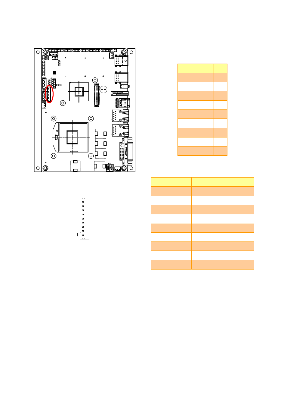 Touch panel connector (jtouch1) | Avalue EPI-QM67 User Manual | Page 19 / 24