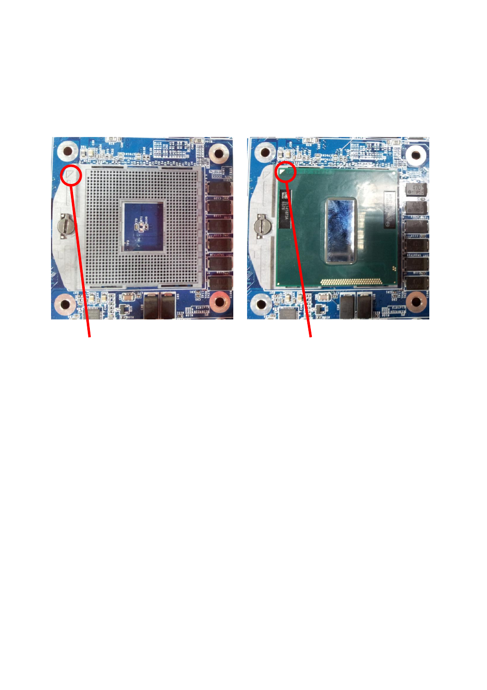 Cpu socket triangle gold triangle | Avalue EPI-QM67 User Manual | Page 23 / 24