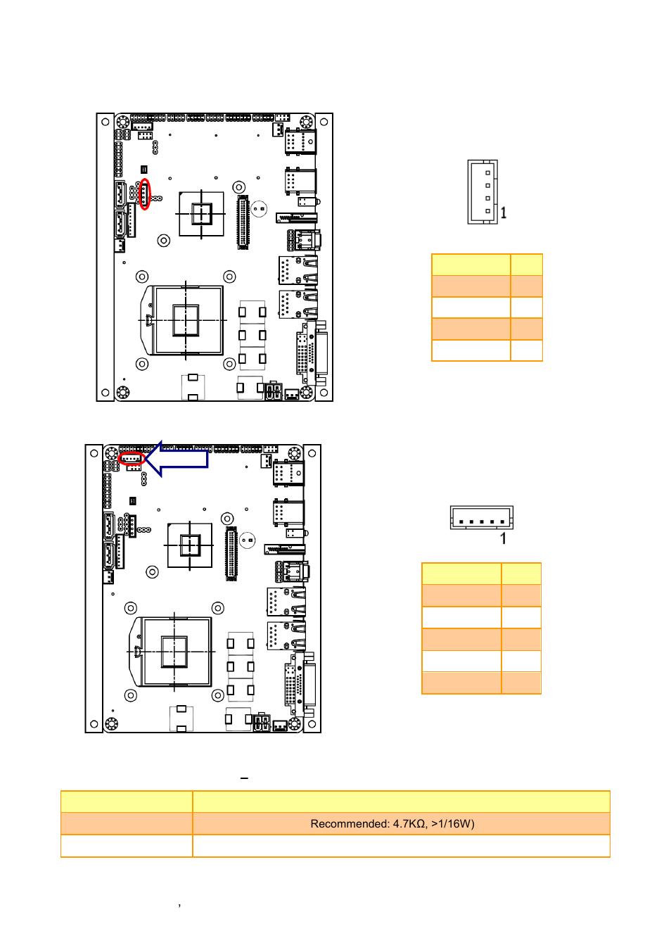Hd power connector (hd_pwr1), Lcd inverter connector 1 (jbkl1), Signal description | Lcd inverter connector (jbkl1) | Avalue EPI-QM67 User Manual | Page 28 / 91