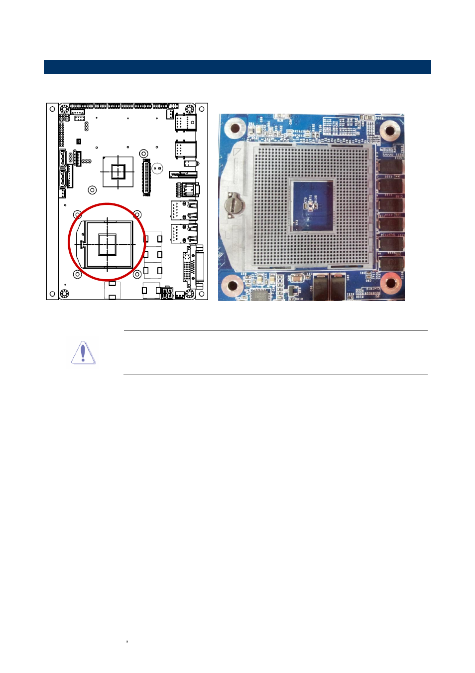 Installing the cpu, 1 locate the cpu socket on the board | Avalue EPI-QM67 User Manual | Page 34 / 91