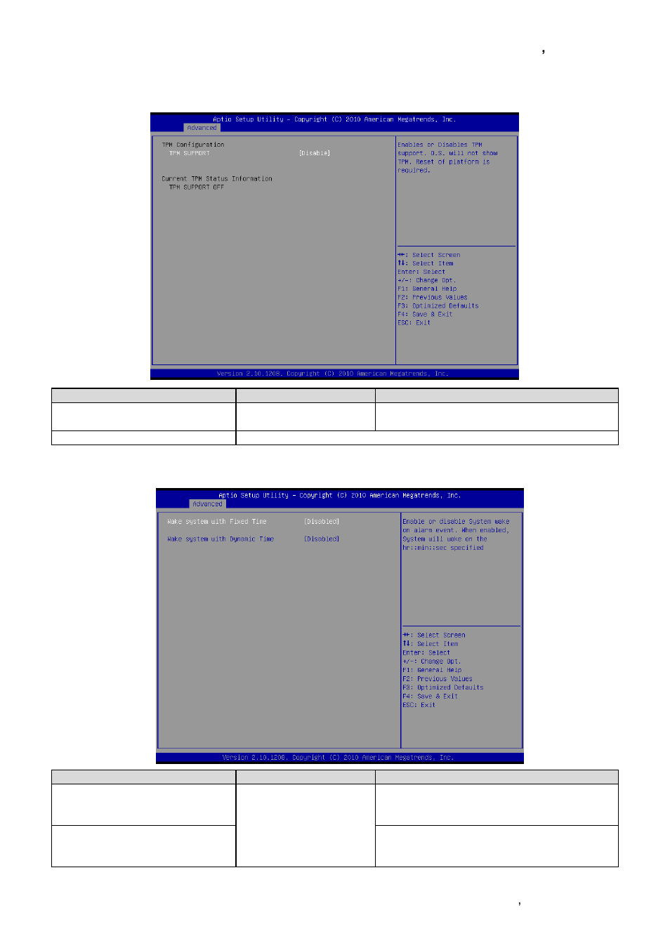 Trusted computing, S5 rtc wake settings | Avalue EPI-QM67 User Manual | Page 45 / 91