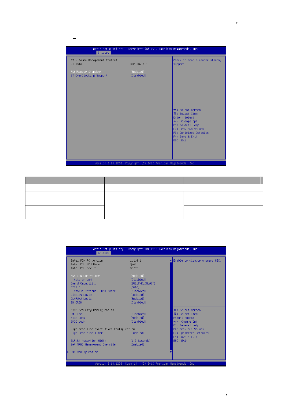 Power management control, Pch-io configuration | Avalue EPI-QM67 User Manual | Page 69 / 91