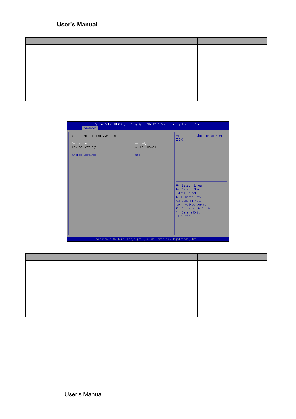 Serial port 4 configuration | Avalue EBM-BYT User Manual | Page 44 / 75