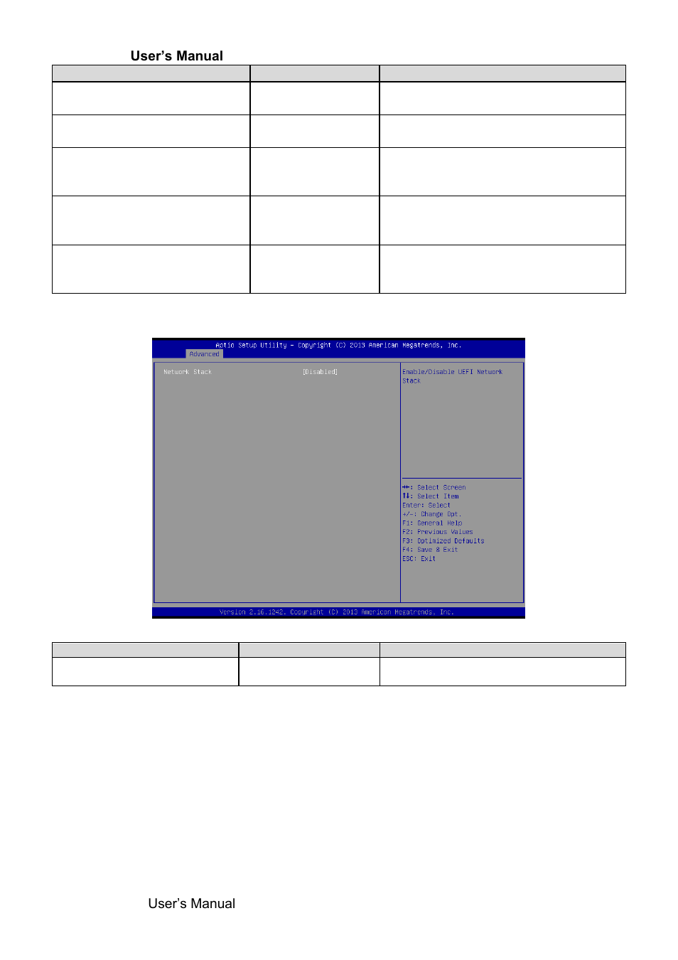 Network stack configuration | Avalue EBM-BYT User Manual | Page 50 / 75