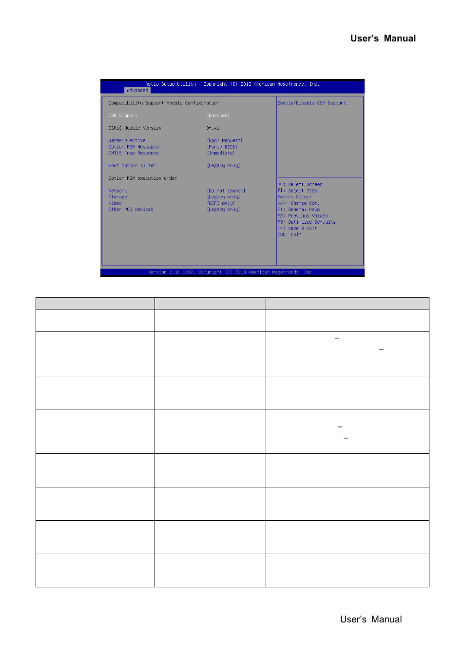 Csm configuration | Avalue EBM-BYT User Manual | Page 51 / 75
