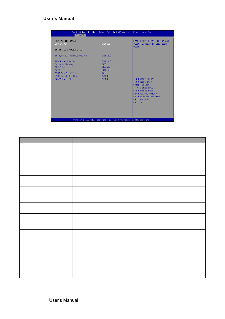 Intel igd configuration | Avalue EBM-BYT User Manual | Page 56 / 75