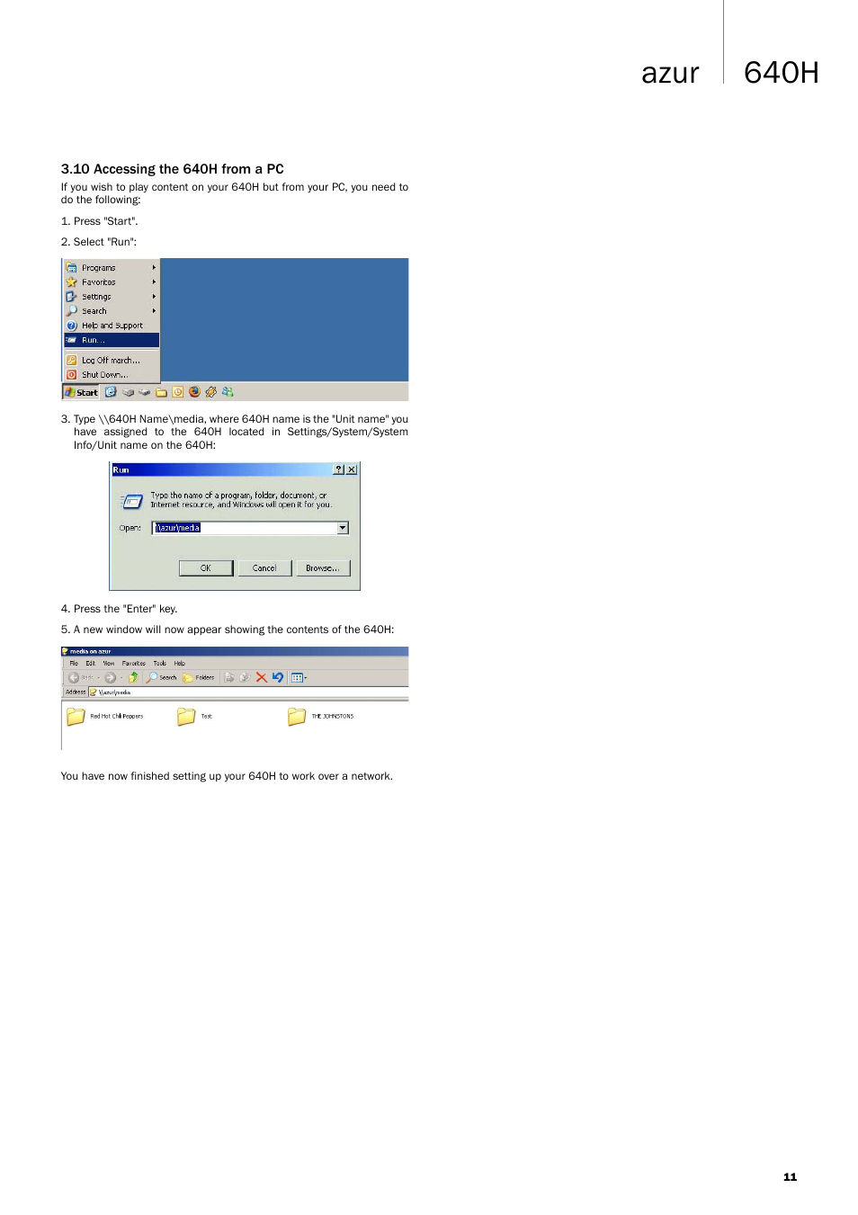 640h azur | Cambridge Audio 640H Azur User Manual | Page 11 / 15