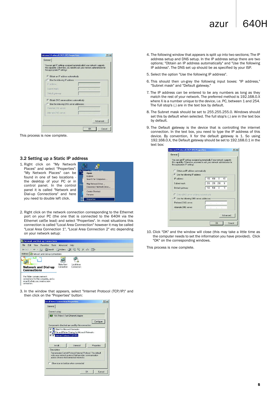 640h azur | Cambridge Audio 640H Azur User Manual | Page 5 / 15