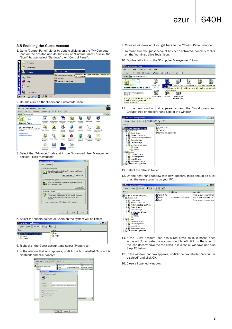 640h azur | Cambridge Audio 640H Azur User Manual | Page 9 / 15
