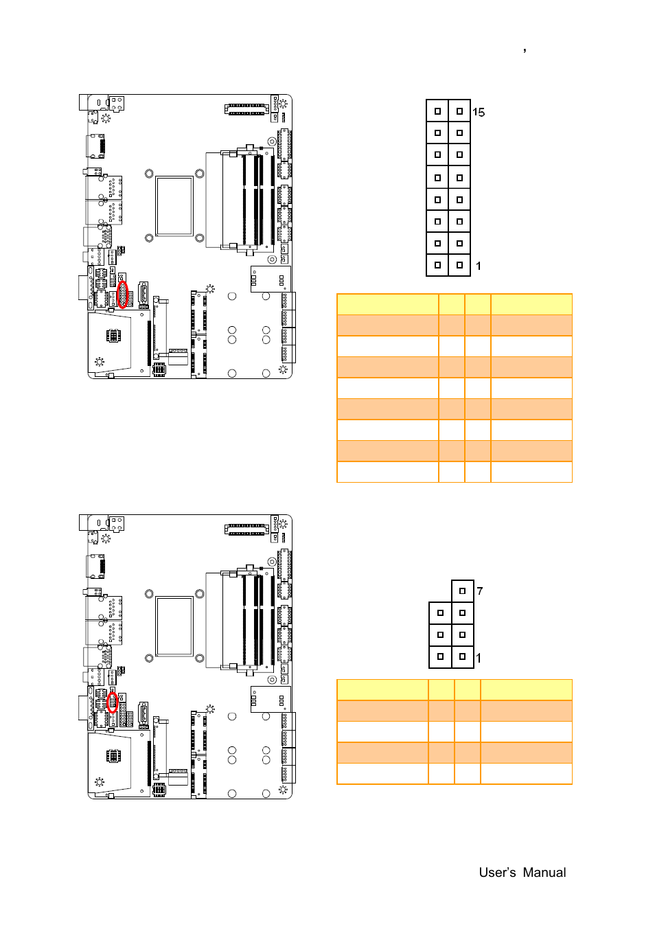 Lpc connector (jlpc), Spi connector (jspi) | Avalue EBM-QM87U User Manual | Page 31 / 75