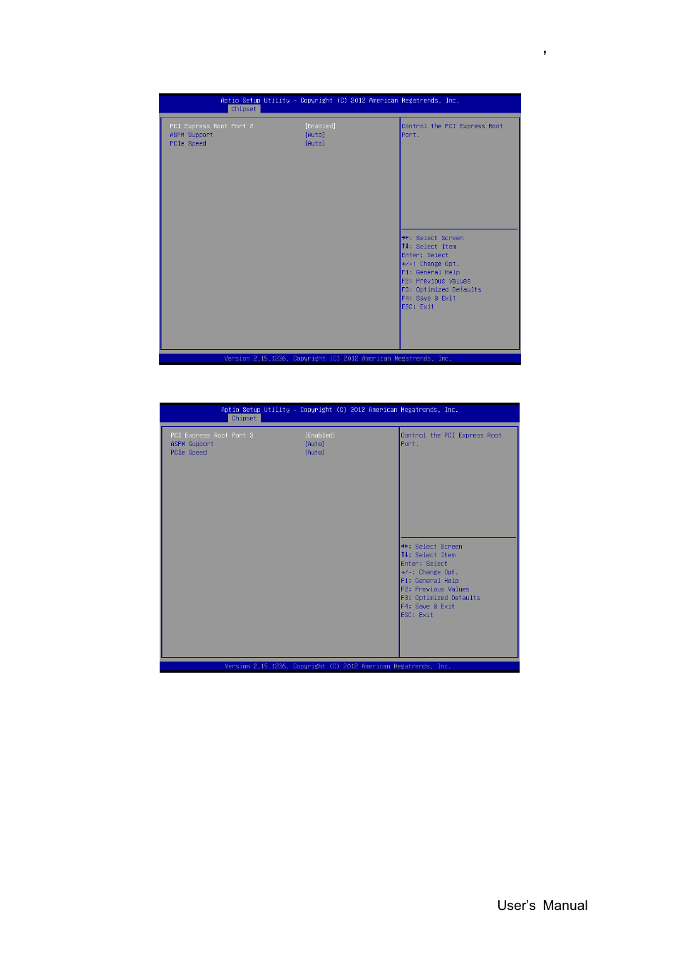Pci express root port 2 | Avalue EBM-QM87U User Manual | Page 55 / 75