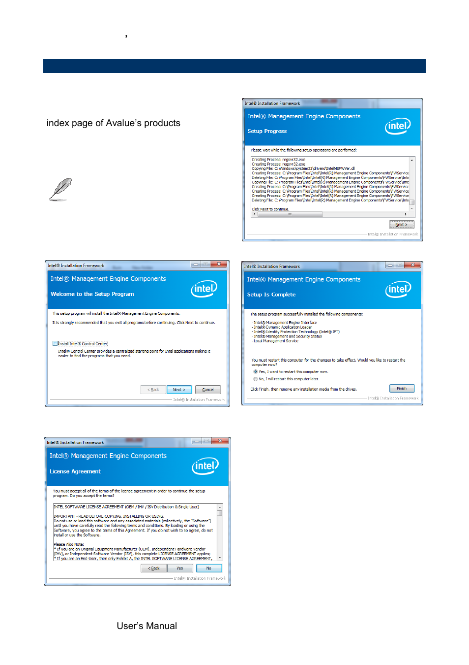 Install me driver | Avalue EBM-QM87U User Manual | Page 68 / 75