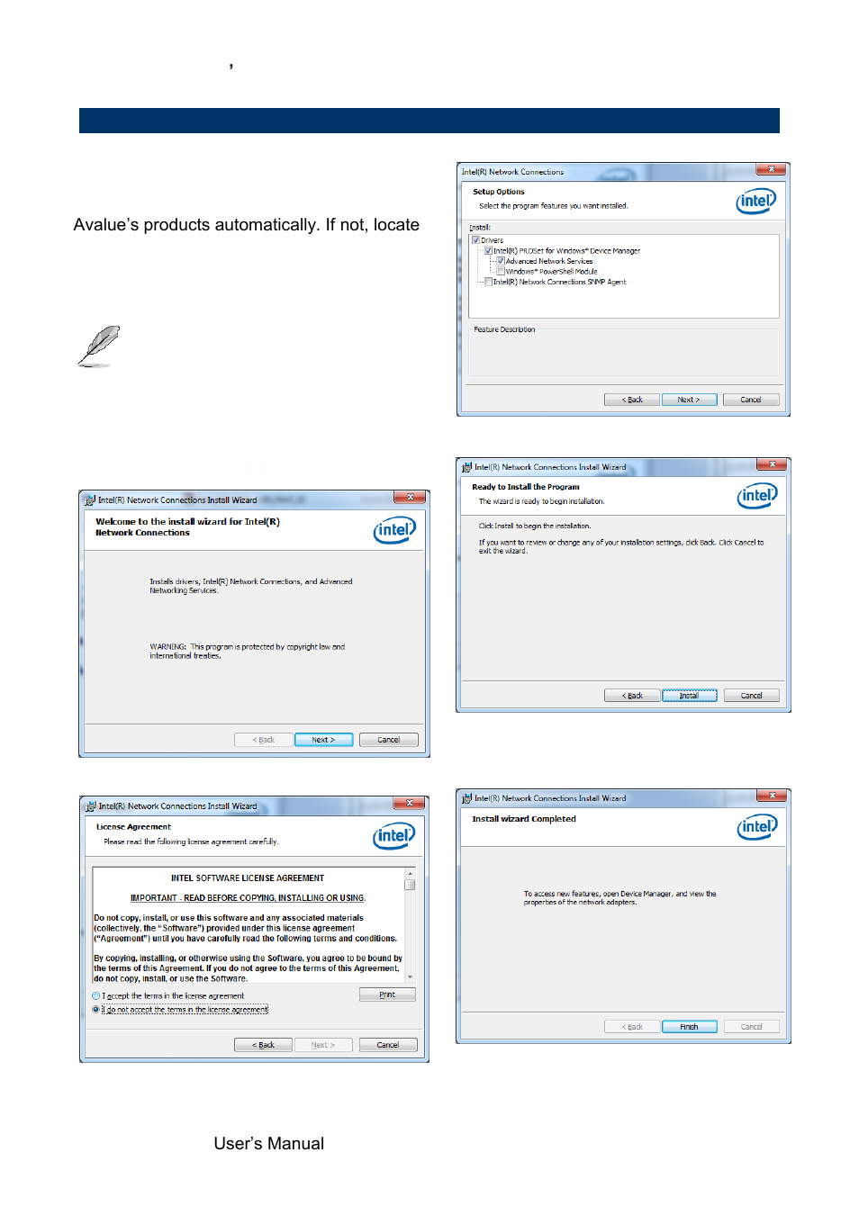 Install ethernet driver | Avalue EBM-QM87U User Manual | Page 72 / 75