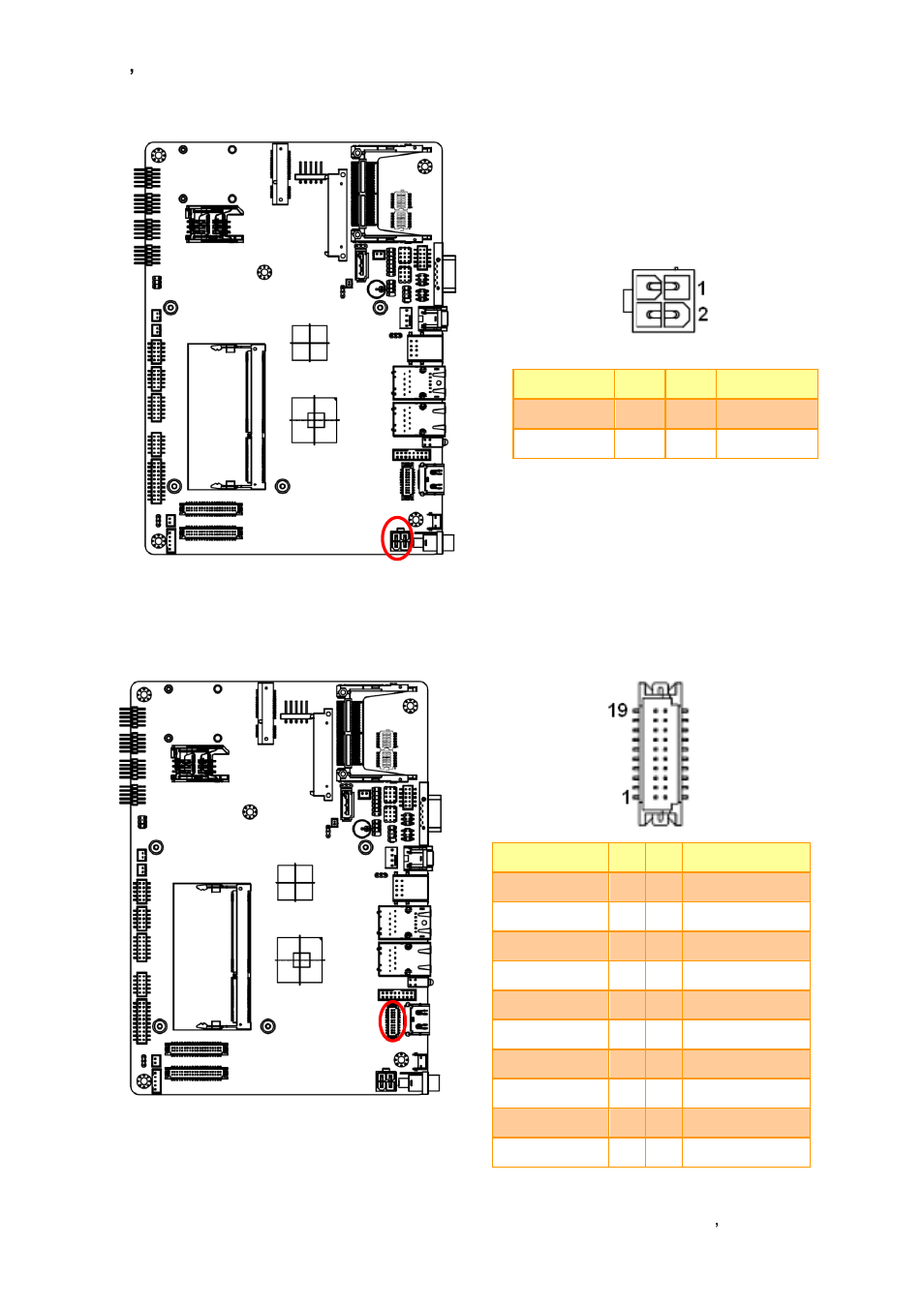 Power connector (pwr2), Dvi connector (dvi1) | Avalue EBM-CDV User Manual | Page 23 / 82
