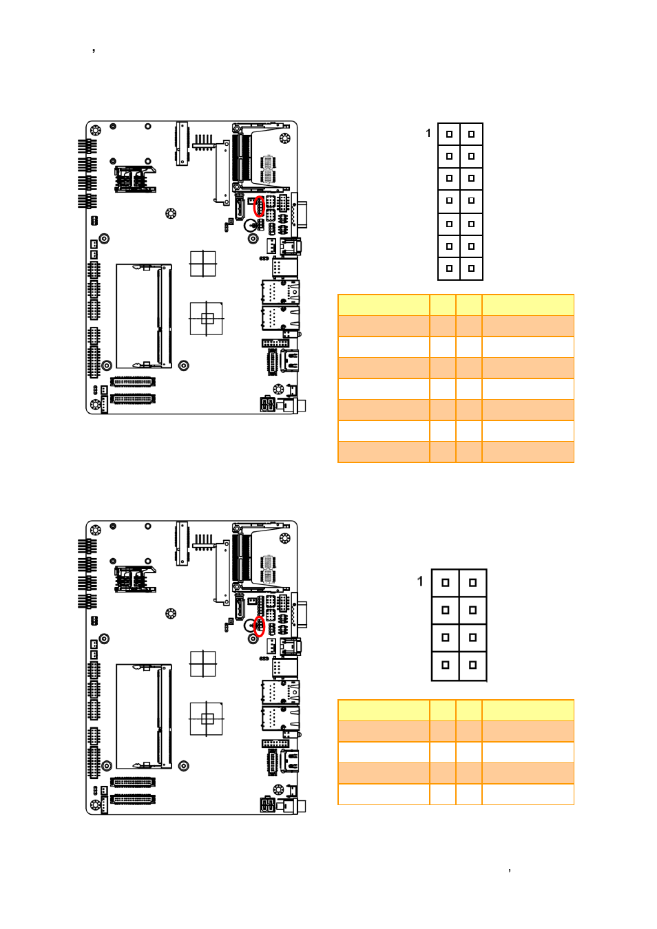 Lpc connector (jlpc1), Spi connector (jspi1) | Avalue EBM-CDV User Manual | Page 35 / 82