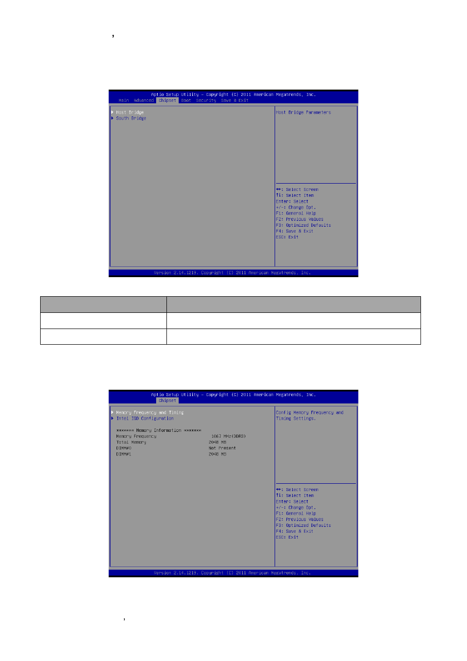 Advanced chipset features, Host bridge | Avalue EBM-CDV User Manual | Page 60 / 82