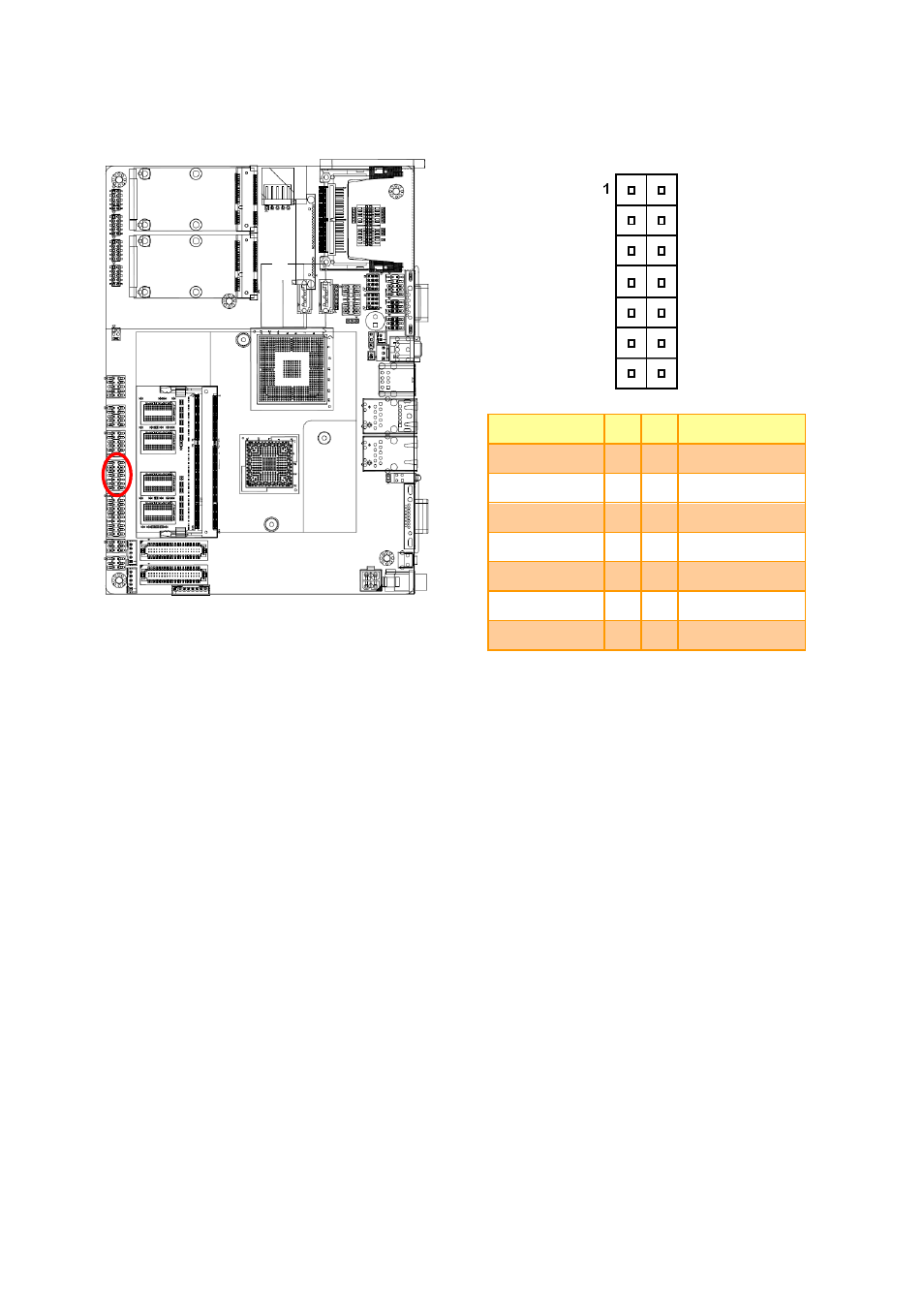 Led indicator connector (jled) | Avalue EBM-PNV User Manual | Page 20 / 24