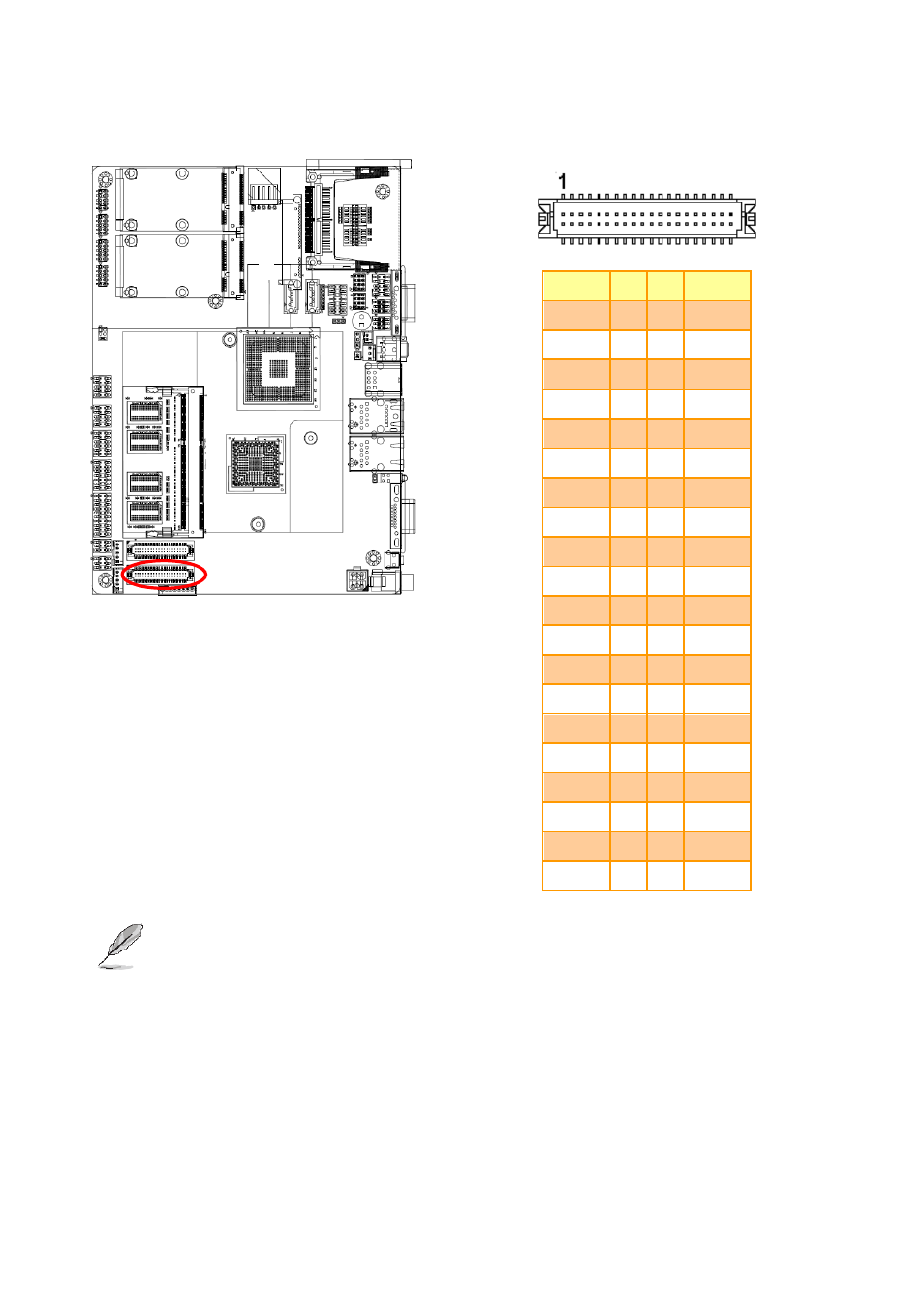 Lvds connector (jlvds2) | Avalue EBM-PNV User Manual | Page 22 / 24