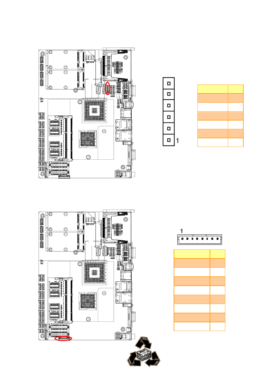 Usb connector 9 (jusb4), Osd for front panel key (jkey) | Avalue EBM-PNV User Manual | Page 24 / 24