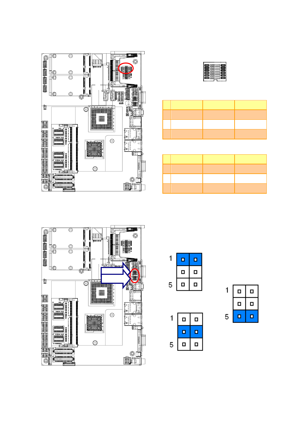 Serial port 1/ 2 pin9 signal select (jri1/ jri2) | Avalue EBM-PNV User Manual | Page 8 / 24