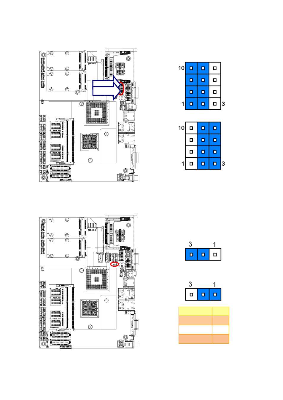 Sata dom pin 7 power mode selector (jp4) | Avalue EBM-PNV User Manual | Page 9 / 24