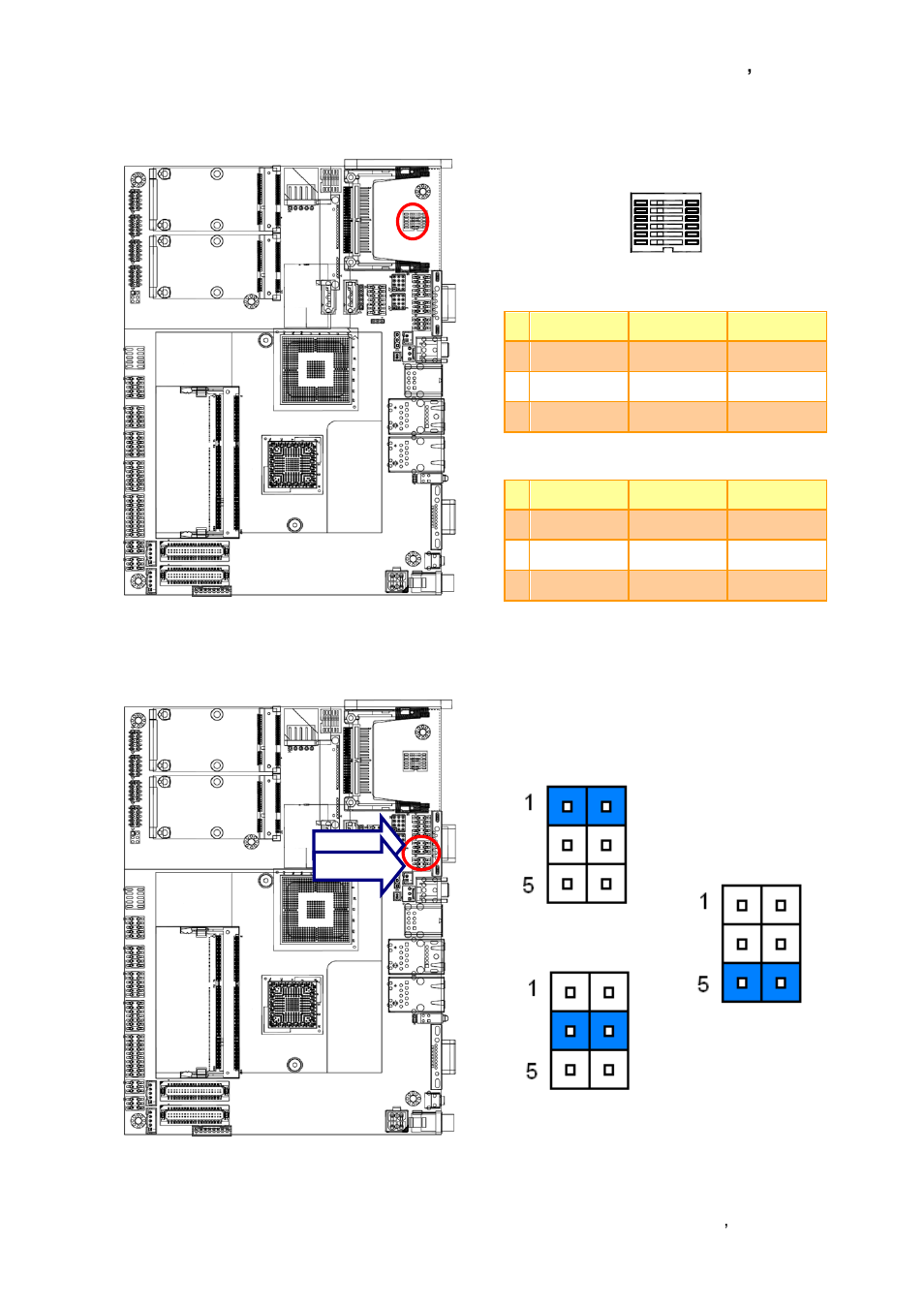 Serial port 1/ 2 pin9 signal select (jri1/ jri2) | Avalue EBM-PNV User Manual | Page 23 / 79