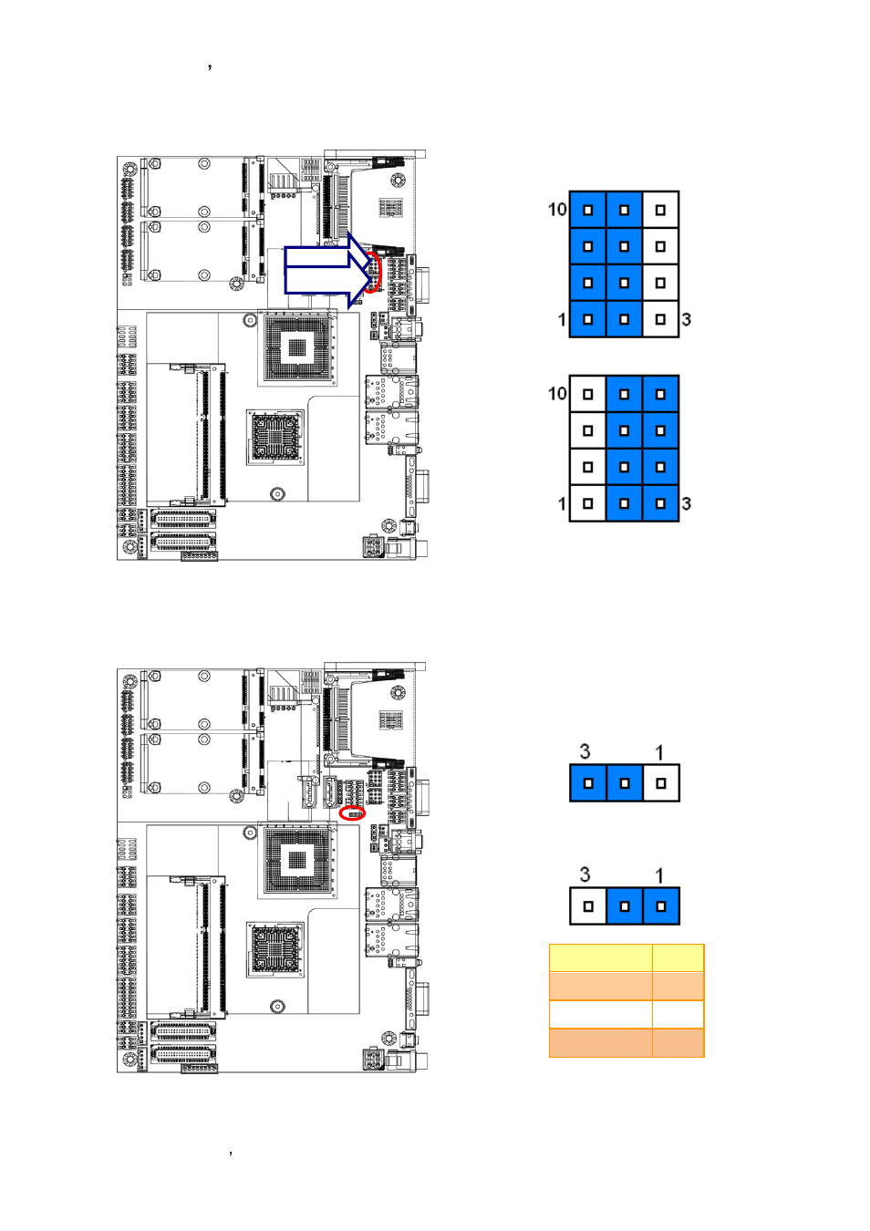 Sata dom pin 7 power mode selector (jp4) | Avalue EBM-PNV User Manual | Page 24 / 79